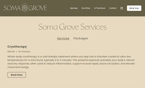 Soma Grove Website Screen